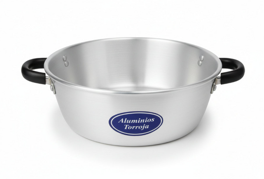 Paila aluminio p/ freir N°26