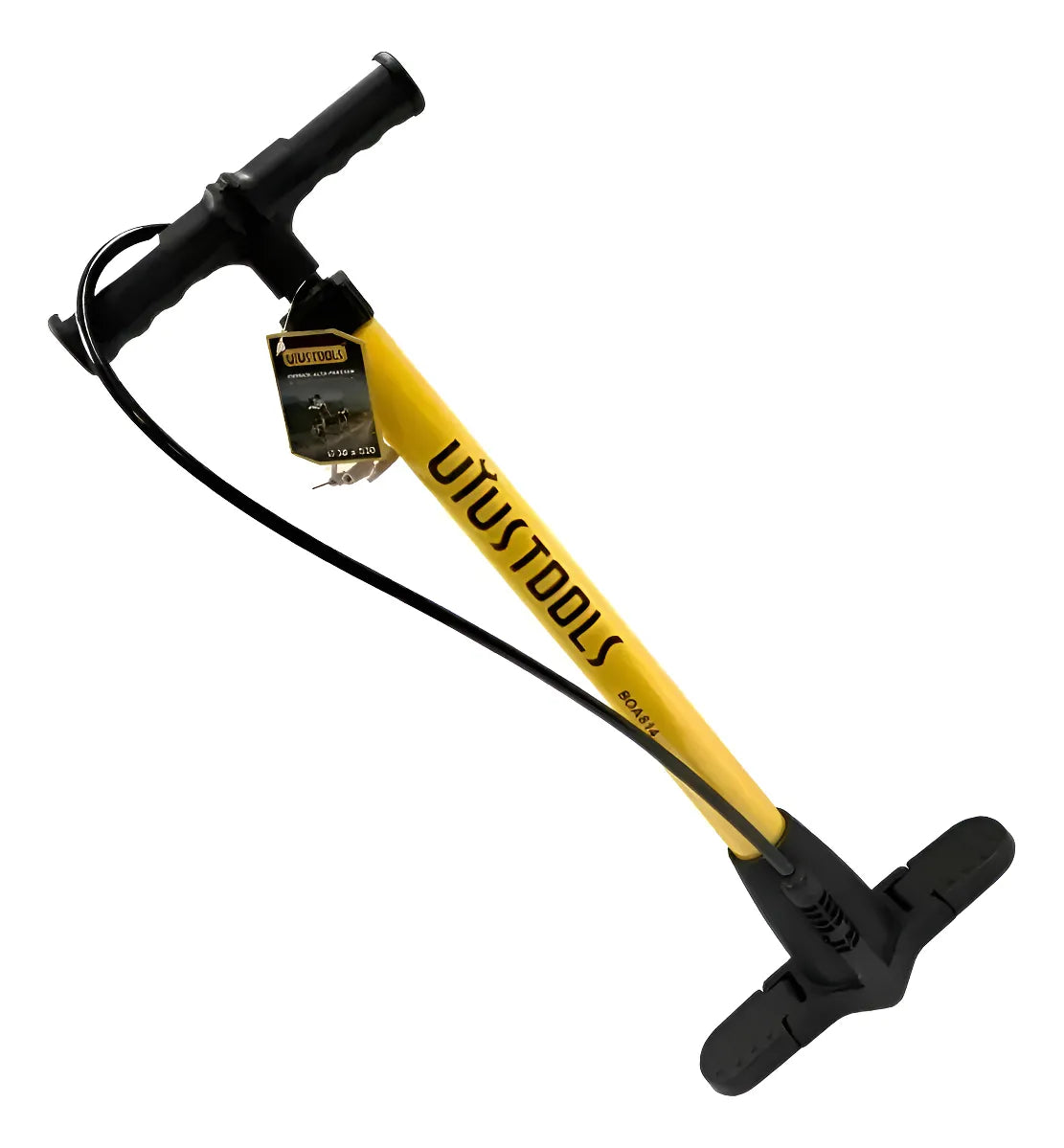 Bombín De Pie Alta Presión 7 Bar (101 Psi) - Uyustools Amarillo